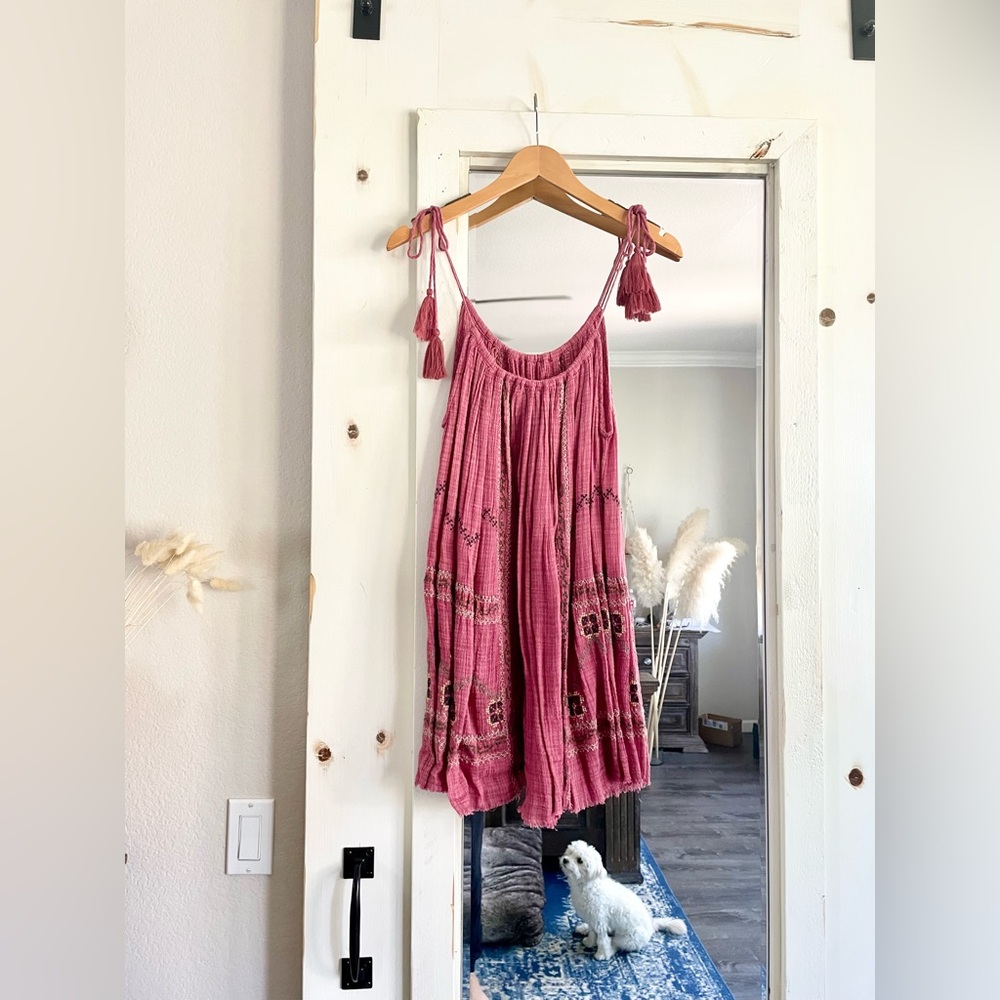 FREE PEOPLE | FP One Boho Gauze Swing Dress M - Picture 6 of 6